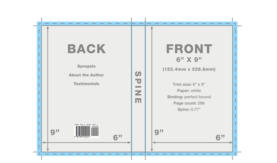 book cover template illustrator free download