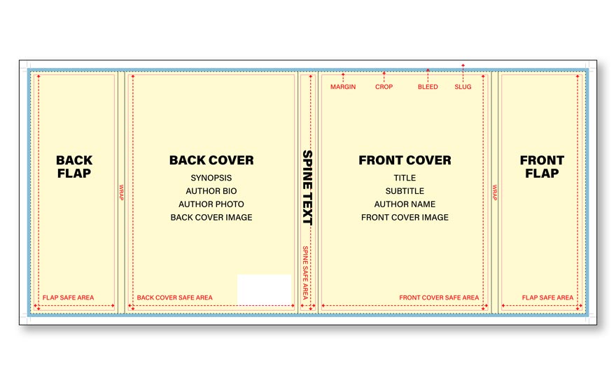 Book Cover Template - Book Cover Design Template - Book Cover Layout